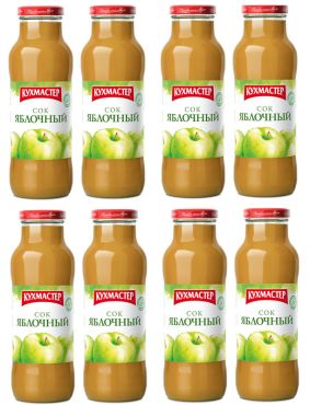 Kuhmaster Apple Juice with pulp 680ml x 8